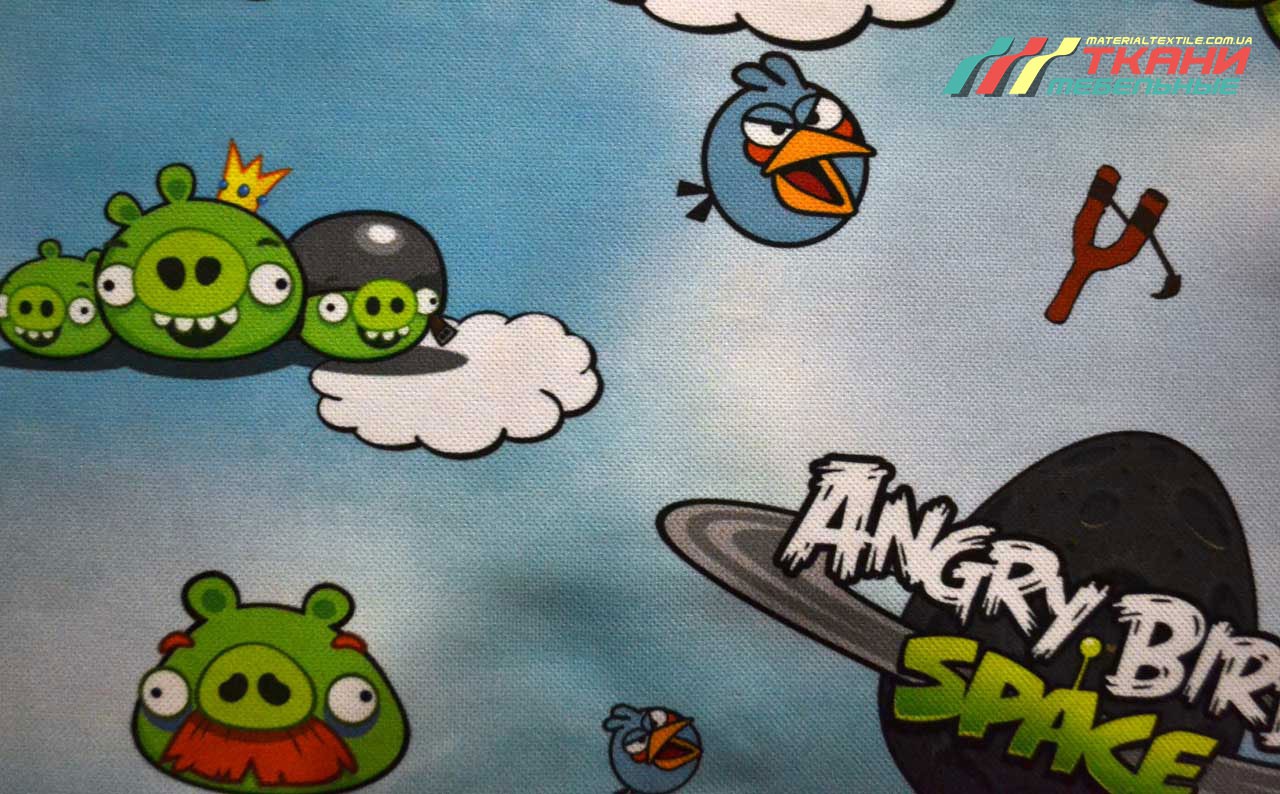 Велюр детский Angry Birds